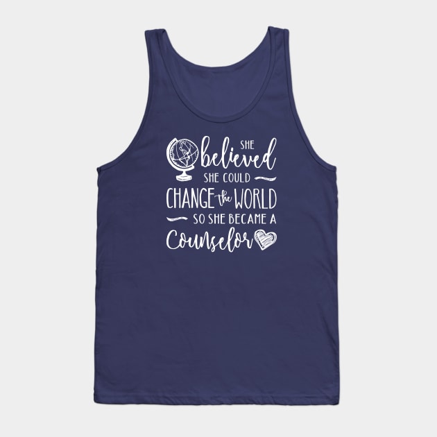 Counselor Shirt - Change the World Tank Top by TheStuffHut